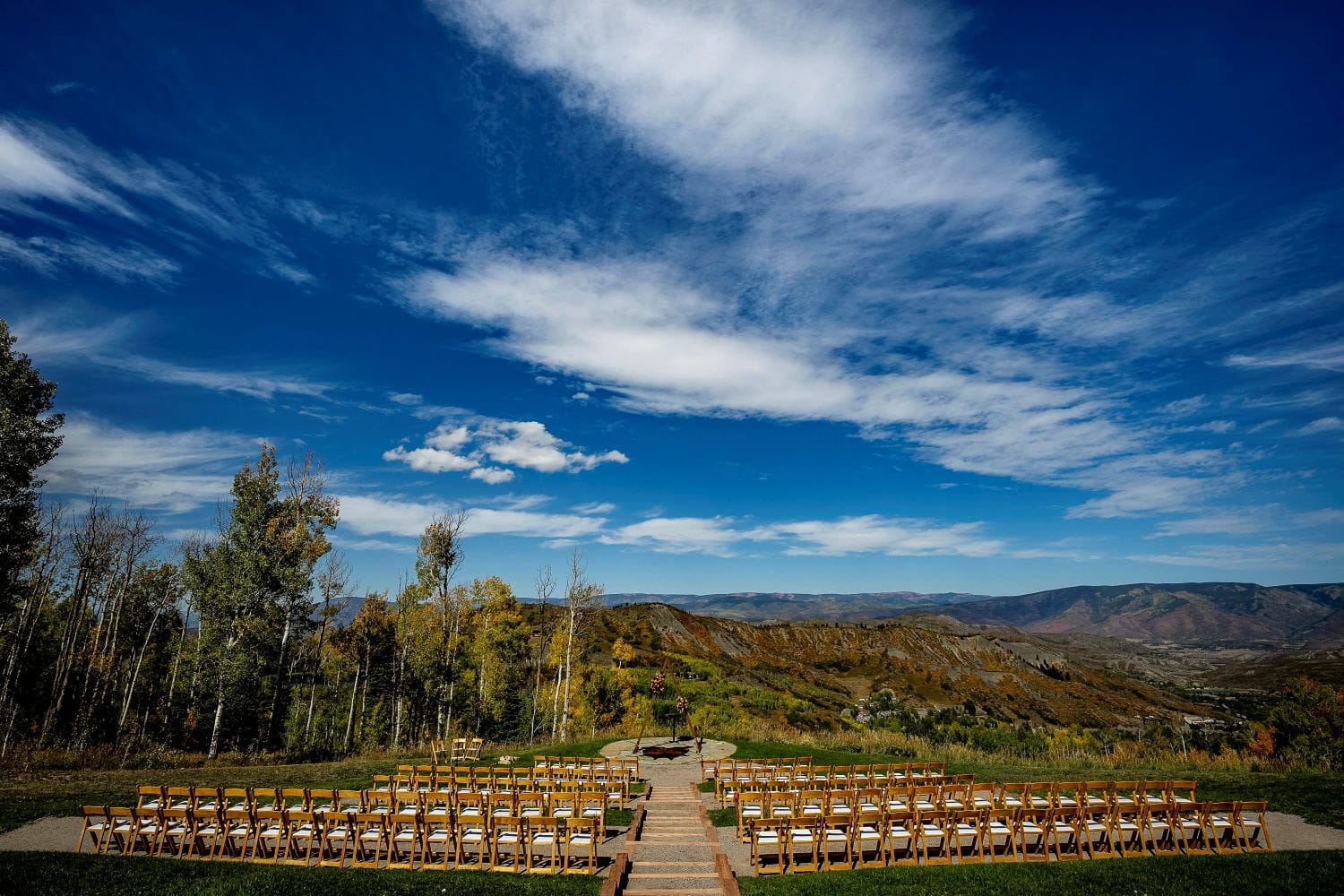 Terrace venue at Limelight Snowmass