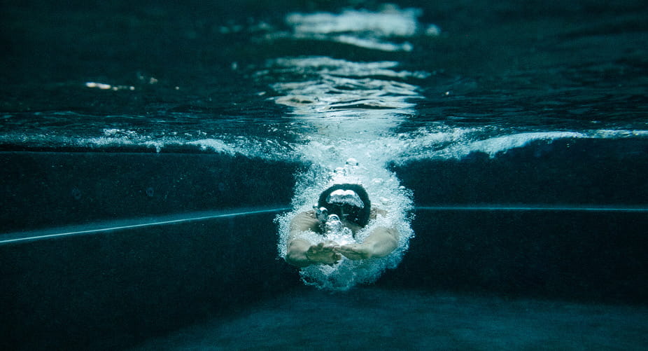 swimmer in pool