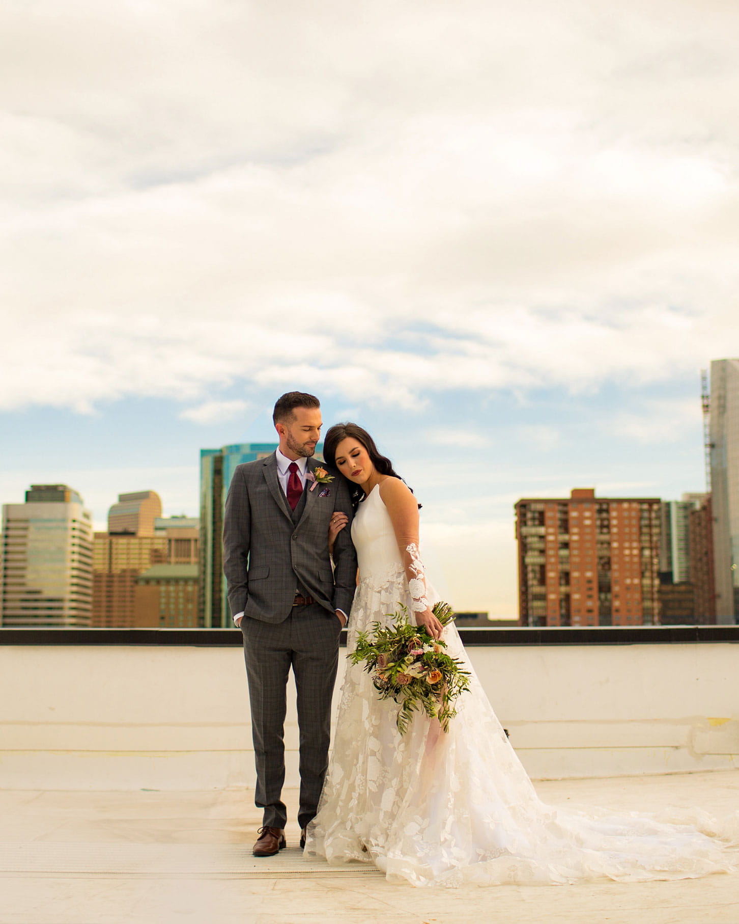 Couple getting married in Denver