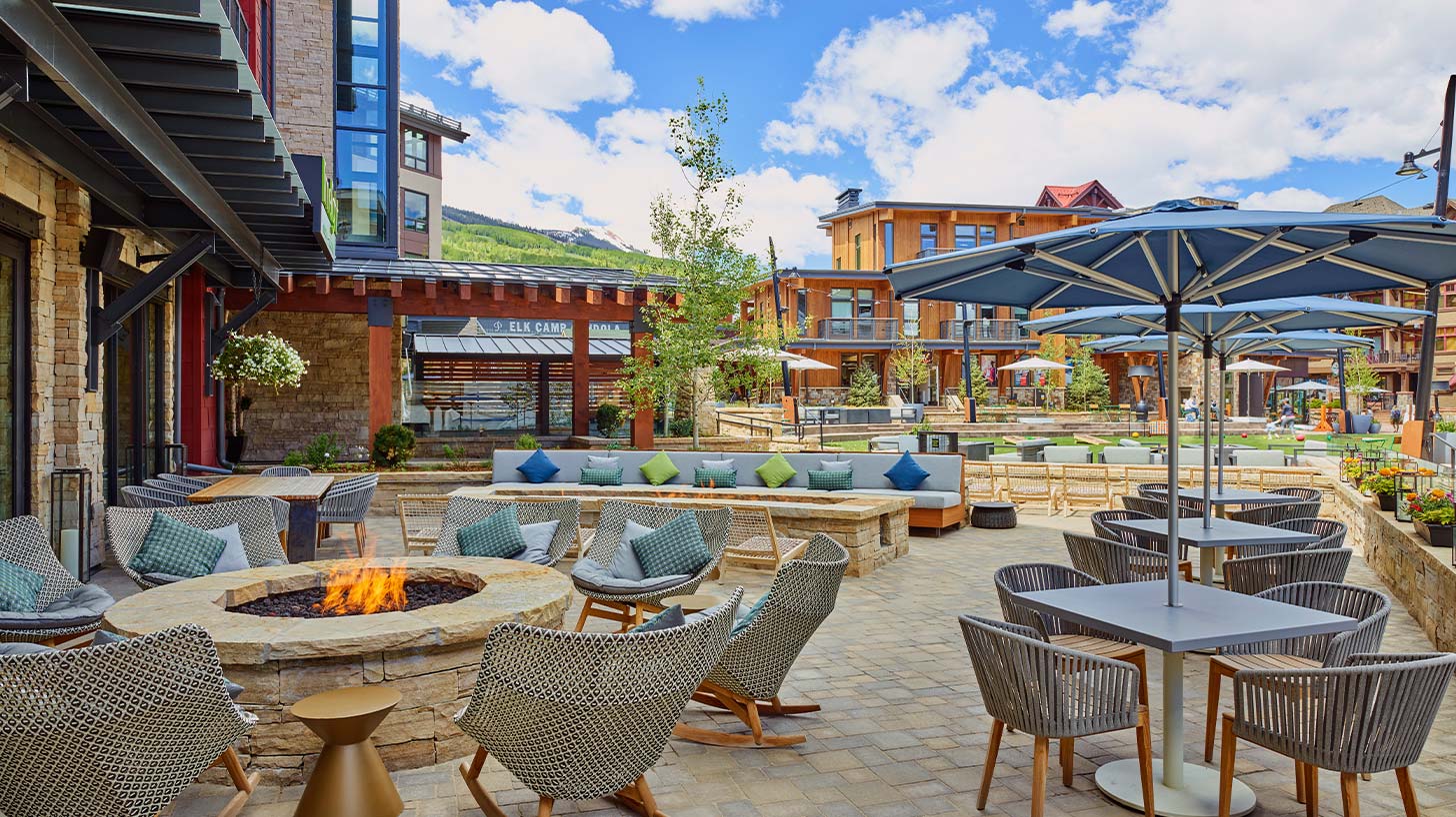 Patio at Limelight Snowmass