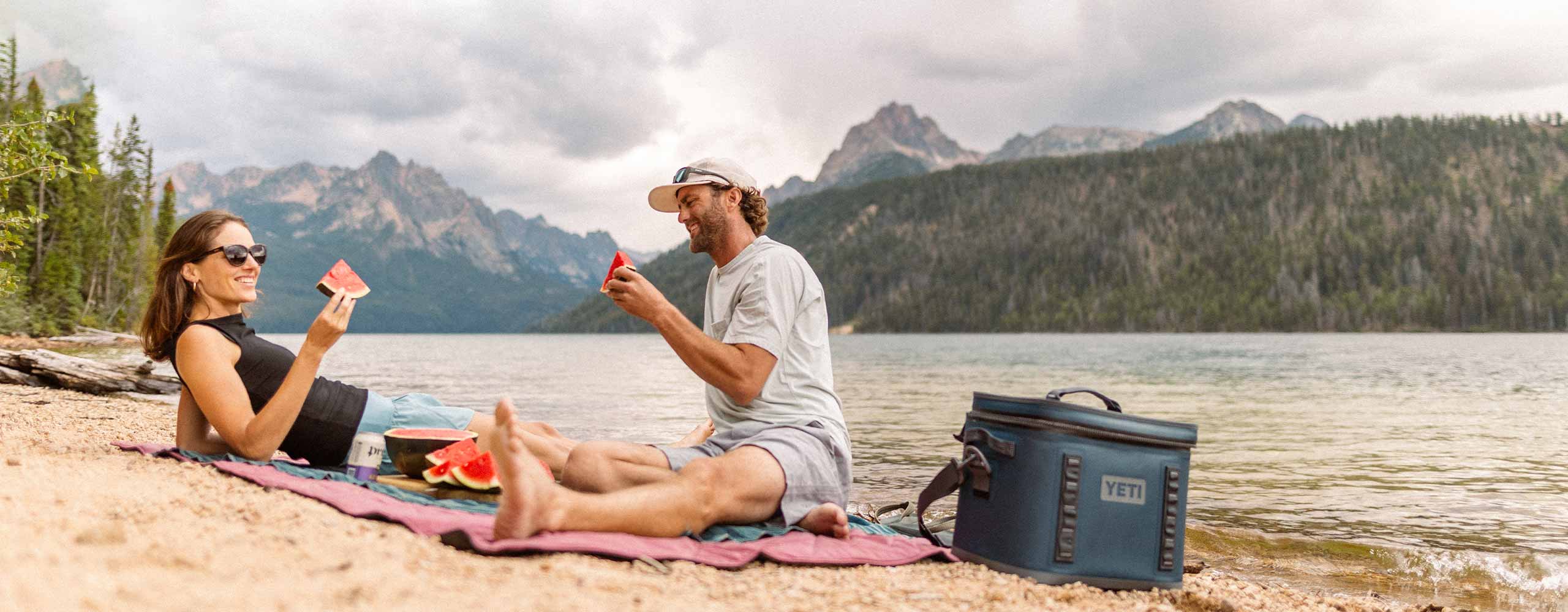 Couple at Redfish Lake