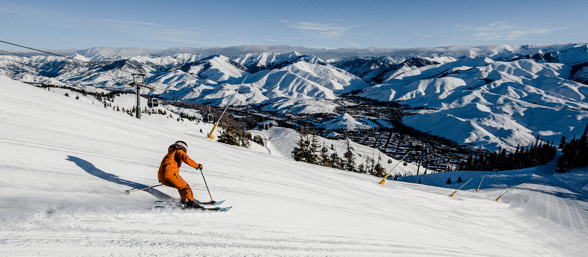 skier skiing down mountain
