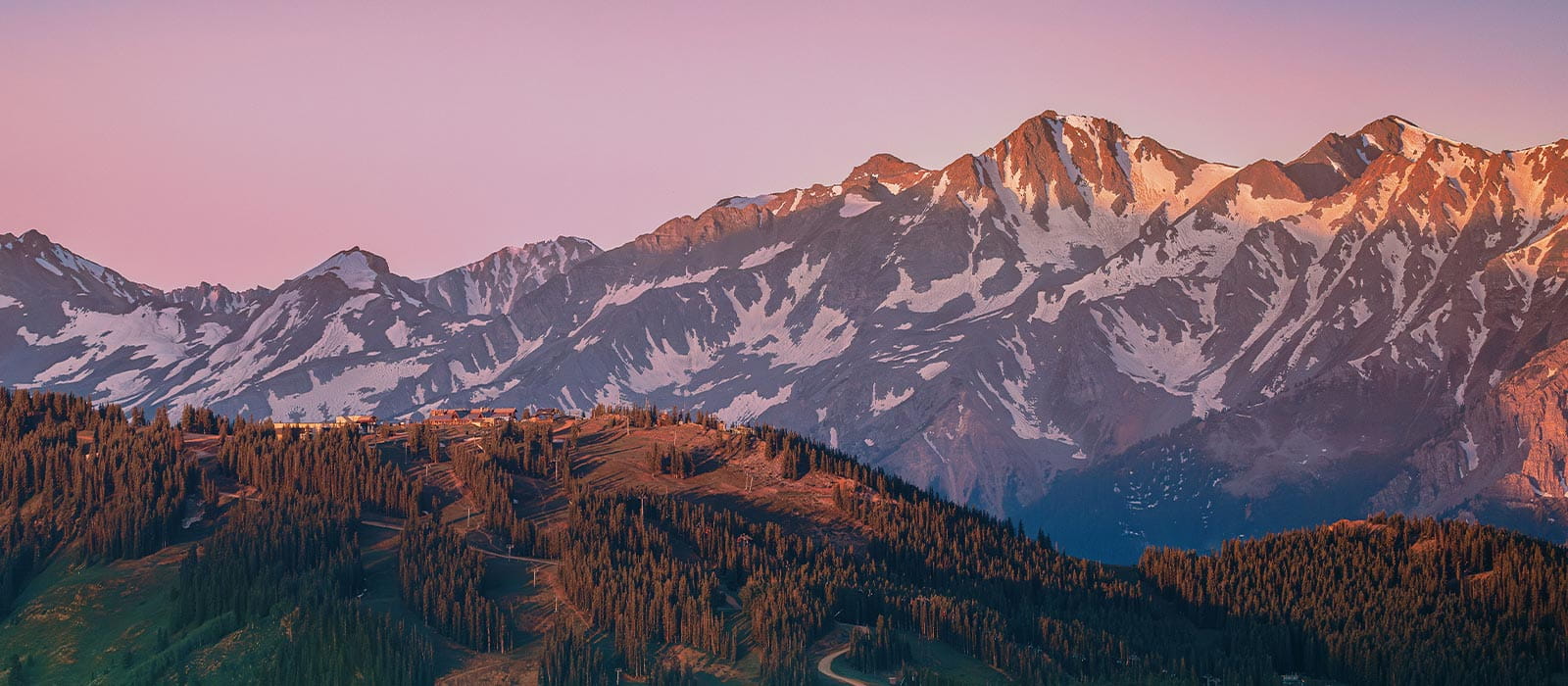 Aspen Mountain Sunset